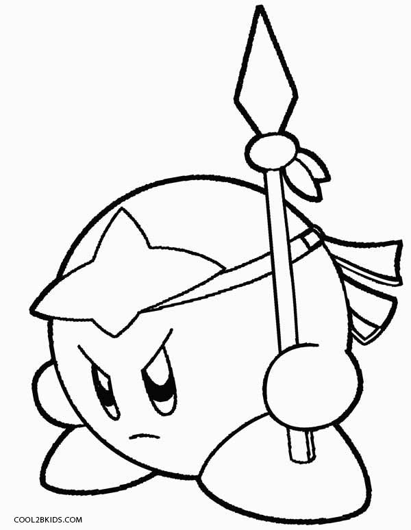 600x774 Interesting Kirby Coloring Pages 63 About Remodel Free Colouring