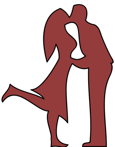 391x500 6245 Couple Kissing Silhouette Clip Art Public Domain Vectors
