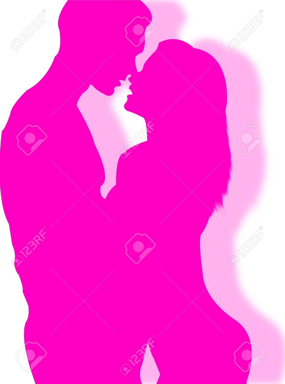 965x1300 Kiss Clipart Man Woman