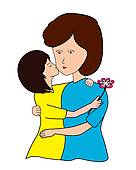 136x170 Kiss Clipart Mother'S