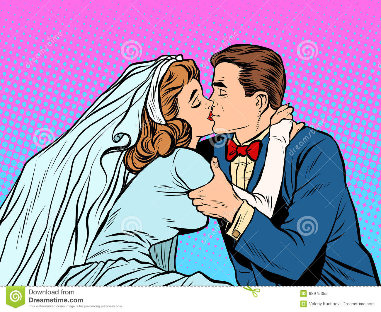 1300x1065 Kiss Clipart Retro Wedding