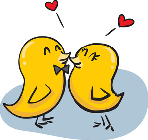 300x283 Brds Clipart Kiss