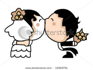300x225 Kisses Clipart Wedding Kiss