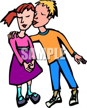 284x350 Kissing Clipart First Kiss