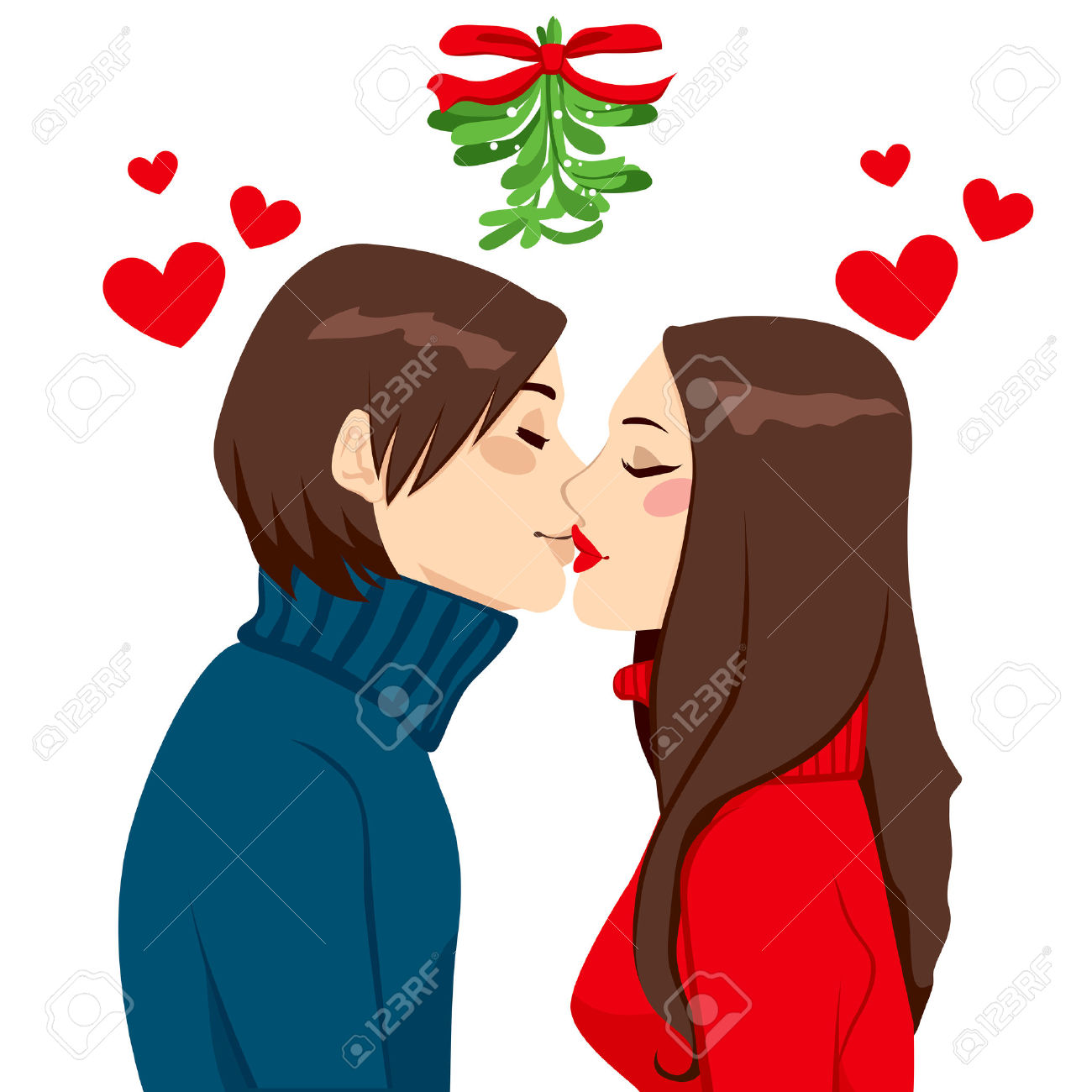 1300x1300 Kissing Clipart Kind Person