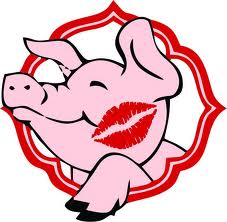 227x222 Kissing Clipart Pig