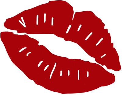 400x312 Red Kiss Cliparts
