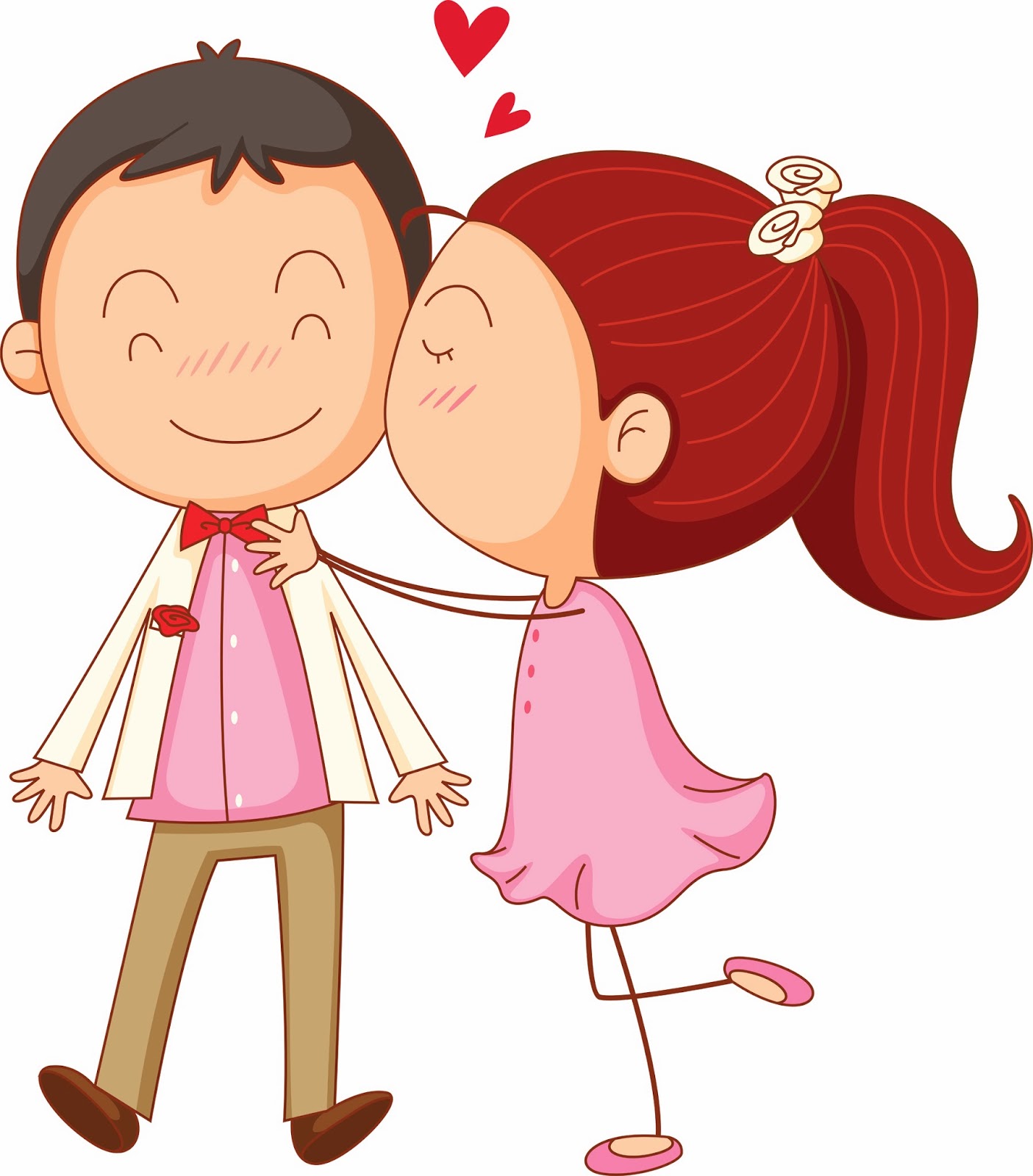 Kissing Gif Cartoon Download - Vector Cartoon Couple Kissing Free ...