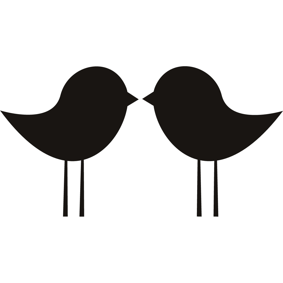 1200x1200 Kissing Birds Clip Art Cliparts