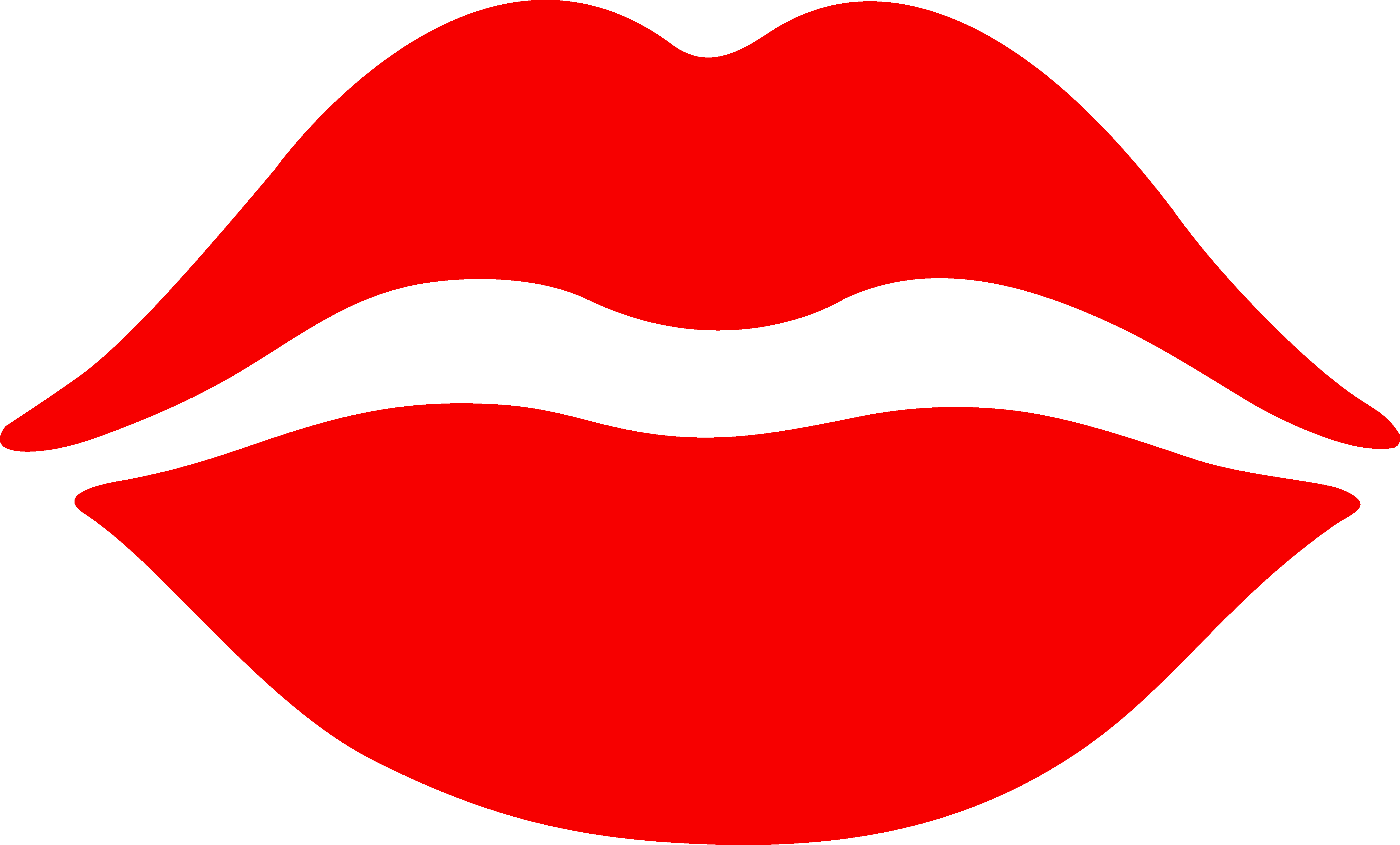 5428x3277 Image Of Kissy Lips Clip Art