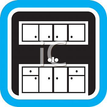 350x350 Kitchen Cupboards Icon
