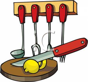 300x280 The Kitchen Clipart Cartoon