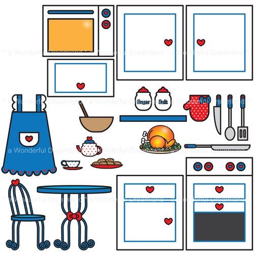 500x500 Kitchen Clip Art Images Free Clipart Clipartix 3