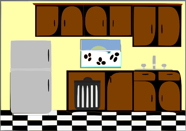 600x421 Model Kitchen Clip Art