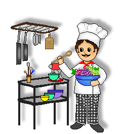 239x264 The Kitchen Clipart Chef Kitchen