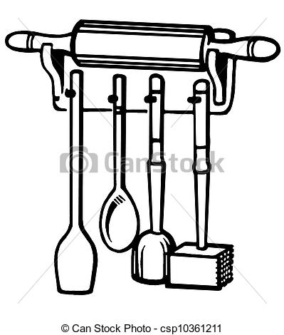 399x470 Clip Art Kitchen Items Clipart