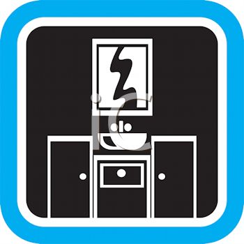 350x350 Kitchen Sink Counter Clipart