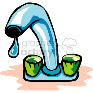 300x300 Royalty Free Water Faucet 148130 Clip Art Images, Illustrations