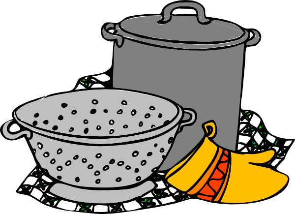 600x435 Cooking Pans Glove Clip Art