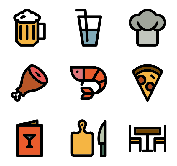 600x564 Kitchen Utensils Icons