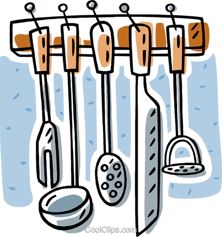 450x480 Kitchen Tools Royalty Free Vector Clip Art Illustration Vc005939