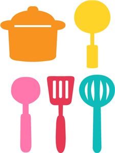 225x300 The Kitchen Clipart Cooking Material