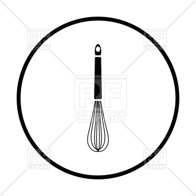 400x400 Thin Circle Design Of Kitchen Corolla Icon Royalty Free Vector