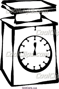 205x308 Kitchen Scale Clip Art