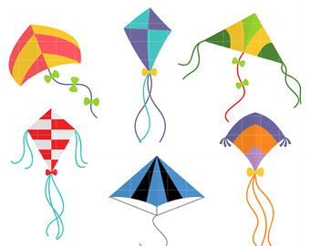 340x270 Kites Clip Art Etsy