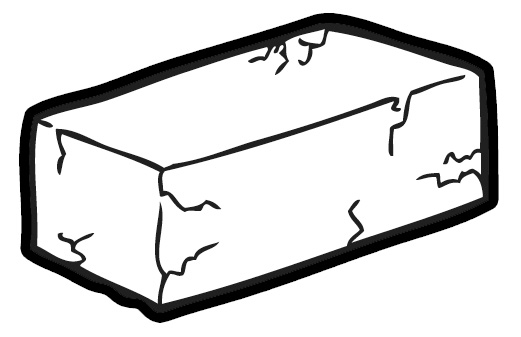 521x337 Bricks Black And White Clip Art