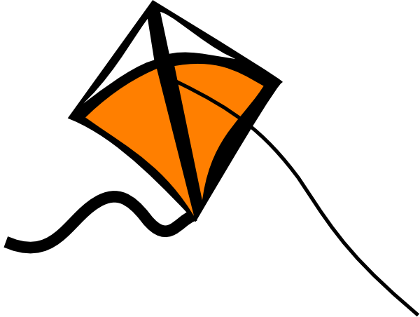 600x452 Kite Black And White Kite Clipart Images Flying Free