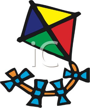 292x350 Bright Colored Flying Kite