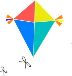 282x299 Custom Kite Clip Art