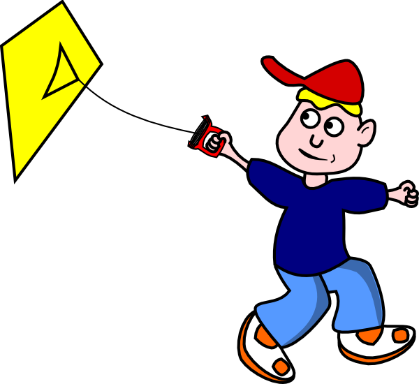 600x550 Kite Outline Clipart