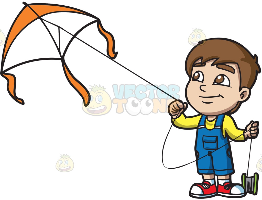 1024x784 Kids Flying Kites Clipart
