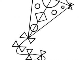 296x210 Kite Coloring Pages