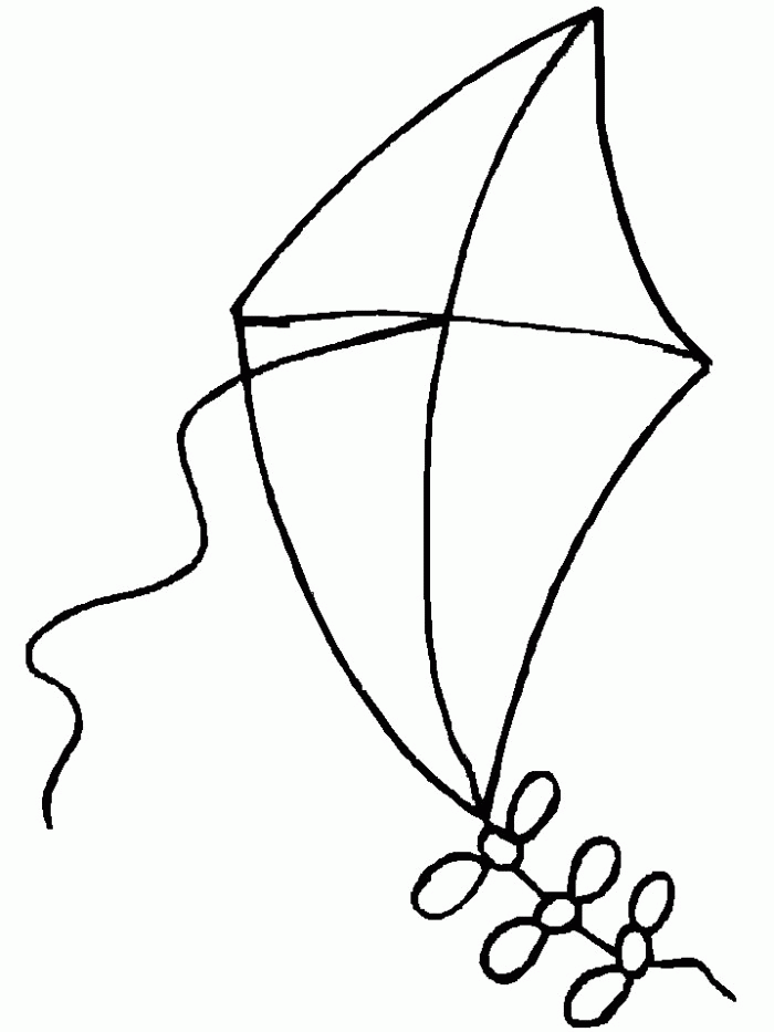 700x933 Kite Coloring Pages Clipart Panda