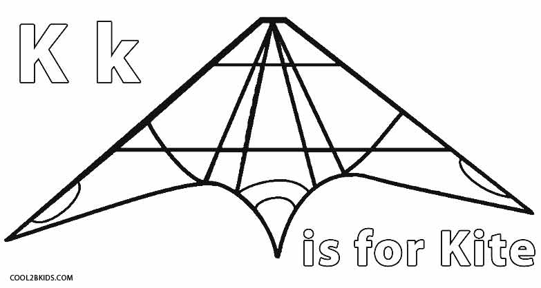 783x418 Printable Kite Coloring Pages For Kids Cool2bkids