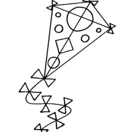 268x268 Chinese Kite Coloring Page Kids Drawing And Coloring Pages