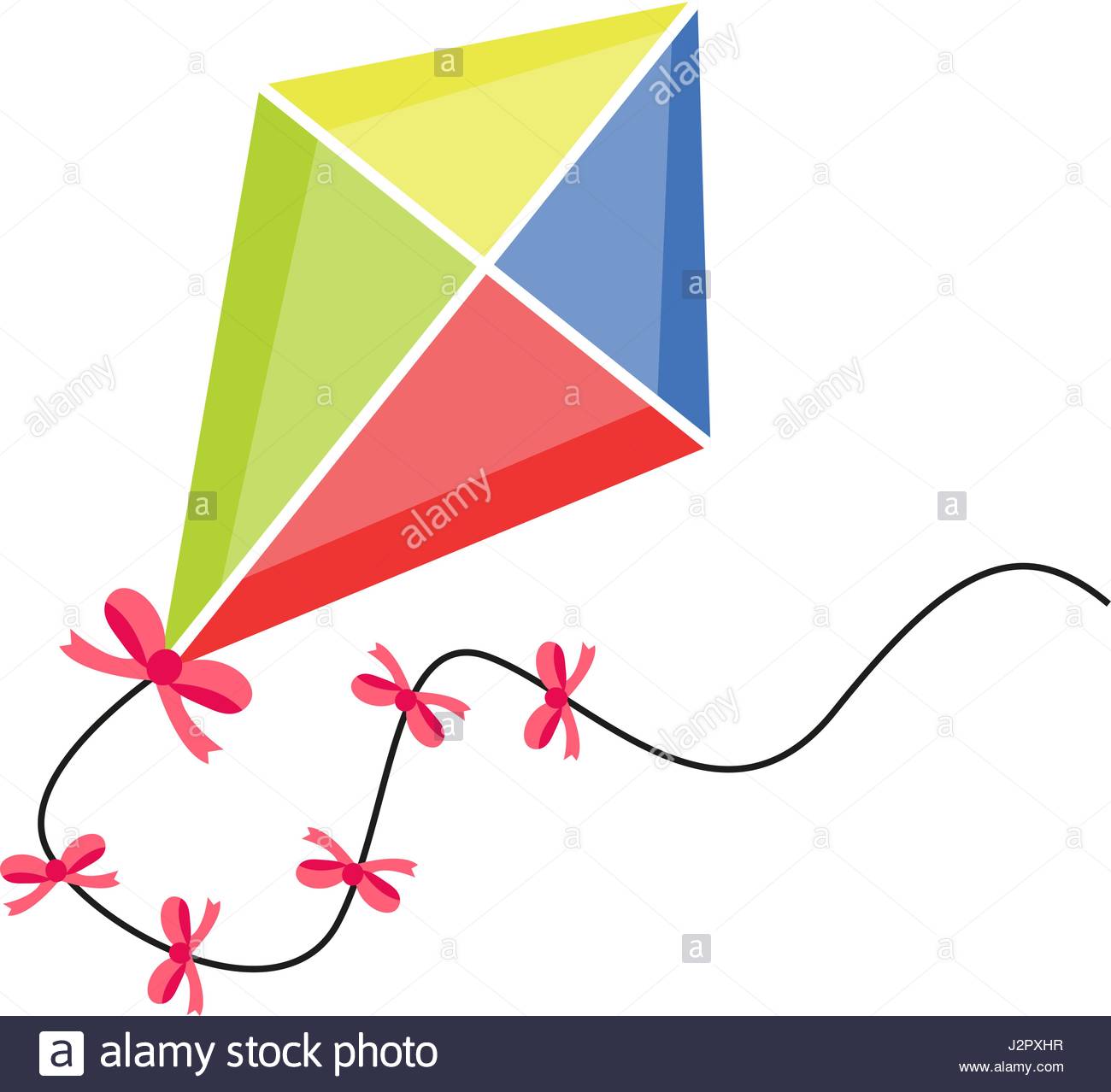1300x1278 Kite Flying. Icon Flat, Cartoon Style. Isolated On White