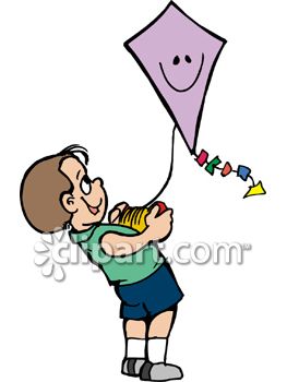263x350 Young Boy Flying A Kite