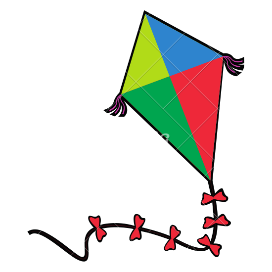 550x550 Colorful Kite Flying