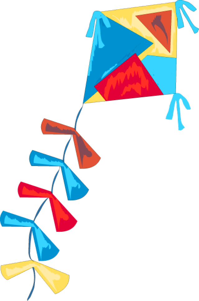 640x966 Cute Kite Clipart