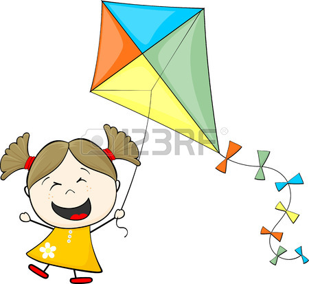 450x413 2,613 Flying Kites Stock Illustrations, Cliparts And Royalty Free