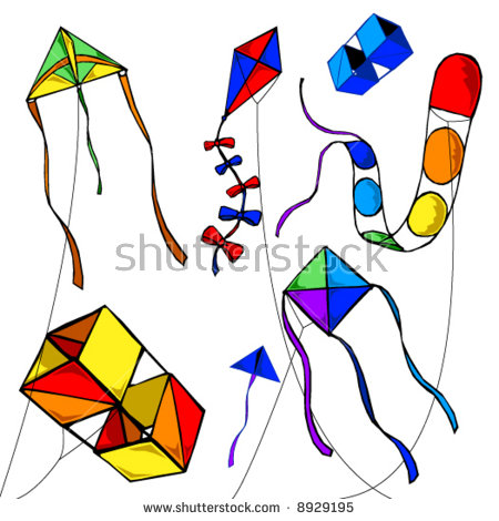450x470 Kite Clipart Five