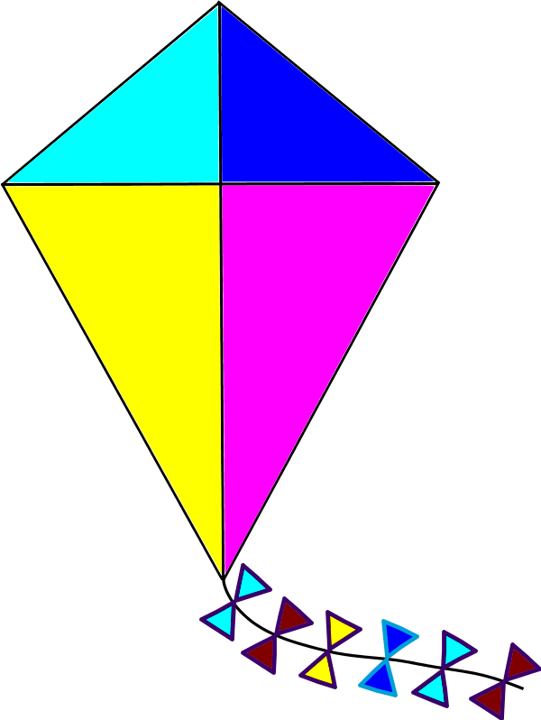 600x798 Pink Clipart Kite