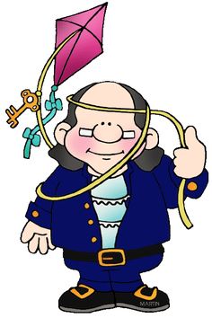 236x354 Ben Franklin Kite Clipart