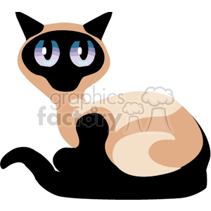 300x300 Siamese Kitten Clip Art Cliparts