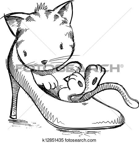 450x463 Kitten Clip Art