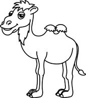 171x195 Free Black And White Animals Outline Clipart